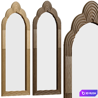 Skye mirror 3D Model Vray, Corona