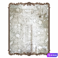Gold Athena Ornate Mirror Kirklands Home 3D Model Corona