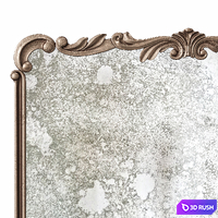 Gold Athena Ornate Mirror Kirklands Home 3D Model Corona