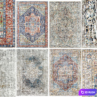 Classic Rugs Set 3D Model Corona