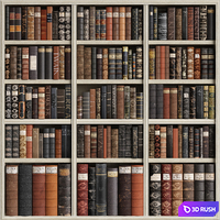 Classic Books 48 3D Model Vray