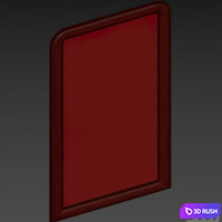 Judarn Mural Mirror 3D Model Corona