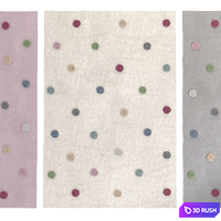 Lint-free carpet for children LIVONE COLOR DOTS NATURE 3D Model Vray, Corona