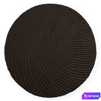 Contemporary Murano Swirl Carpet 3D Model Vray, Corona
