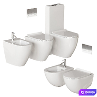 Galassia Dream WC 3D Model Vray, Corona