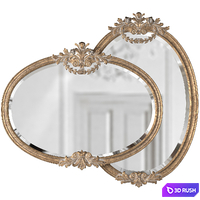 Roberto Giovanini Oval Mirror Frame 3D Model Corona