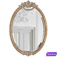 Roberto Giovanini Oval Mirror Frame 3D Model Corona