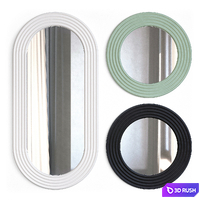 Mirror 432 3D Model Vray, Corona