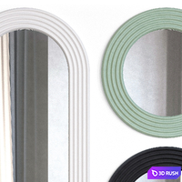 Mirror 432 3D Model Vray, Corona