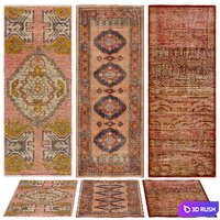 RUNNER RUG SET 2 3D Model Corona