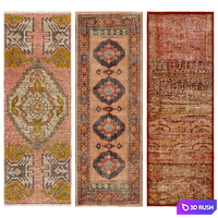 RUNNER RUG SET 2 3D Model Corona
