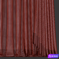 Curtain #017 3D Model Vray, Corona
