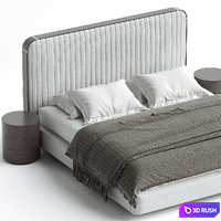 ANNY BED by Laskasas 3D Model Corona