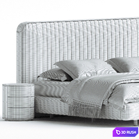ANNY BED by Laskasas 3D Model Corona
