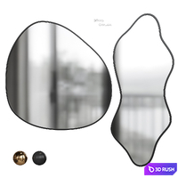 Egil Silvan mirror 3D Model Vray, Corona