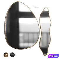 Egil Silvan mirror 3D Model Vray, Corona