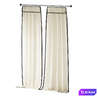 Curtains 5 3D Model Corona