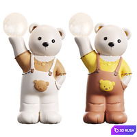 Decoration Accessories Sculpture Home Decor Creative Bear 3D Model Corona
