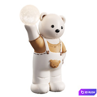 Decoration Accessories Sculpture Home Decor Creative Bear 3D Model Corona