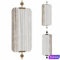 Wall mirror Linares inmyroom 3D Model Vray, Corona