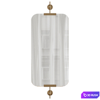 Wall mirror Linares inmyroom 3D Model Vray, Corona