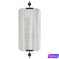 Wall mirror Linares inmyroom 3D Model Vray, Corona