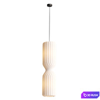 Twist pendent lamp Draai hanglamp 3D Model Corona