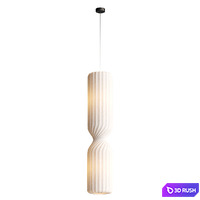Twist pendent lamp Draai hanglamp 3D Model Corona