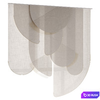 Window panels Rayon by Studio MTX 3D Model Vray, Corona