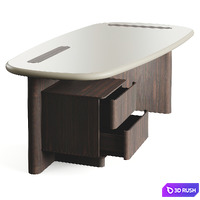 Carpanese Home LINEA D Desk 3D Model Vray, Corona