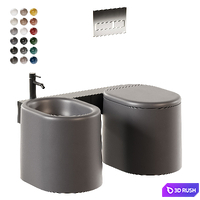 Ceramica Cielo Itaca WC 3D Model Vray, Corona