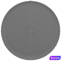 Italian Concave Mirror 3D Model Vray, Corona