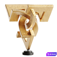 Decorative sculpture 3D Model Corona