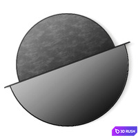 MOON By Shake Mirror 3D Model Vray, Corona