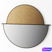 MOON By Shake Mirror 3D Model Vray, Corona