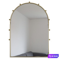 Wall mirror Ora 3D Model Vray, Corona
