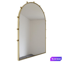 Wall mirror Ora 3D Model Vray, Corona