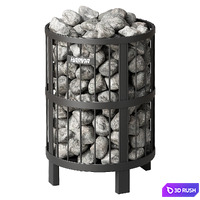 Electric heaters Harvia 3D Model Vray, Corona