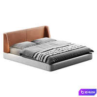 Not too SIMPLE bed 3D Model Corona