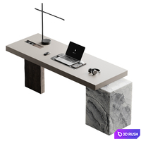 Workplace 30 3D Model Vray, Corona