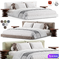 Boca Soft 3D Model Vray, Corona