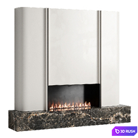 Fireplace 003 KM 3D Model Corona