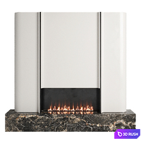 Fireplace 003 KM 3D Model Corona