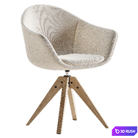Office swivel chair QUILDA 3D Model Corona