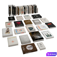 Book Collection 02-Assoulin Coffee Table Books 3D Model Vray, Corona