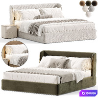 Dexter Box Bed by Marelli 3D Model Corona