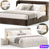 Dexter Box Bed by Marelli 3D Model Corona