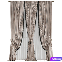 Curtain #200 3D Model Vray, Corona