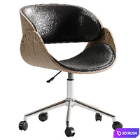 Office chair on wheels, Zoran 3D Model Corona