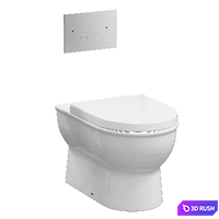 Duravit Darling New and Boheme 647-CR flush button 3D Model Vray, Corona